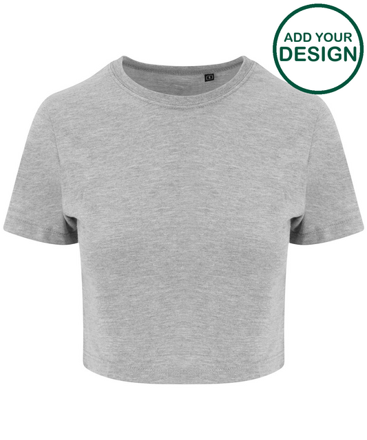 Women's triblend cropped T