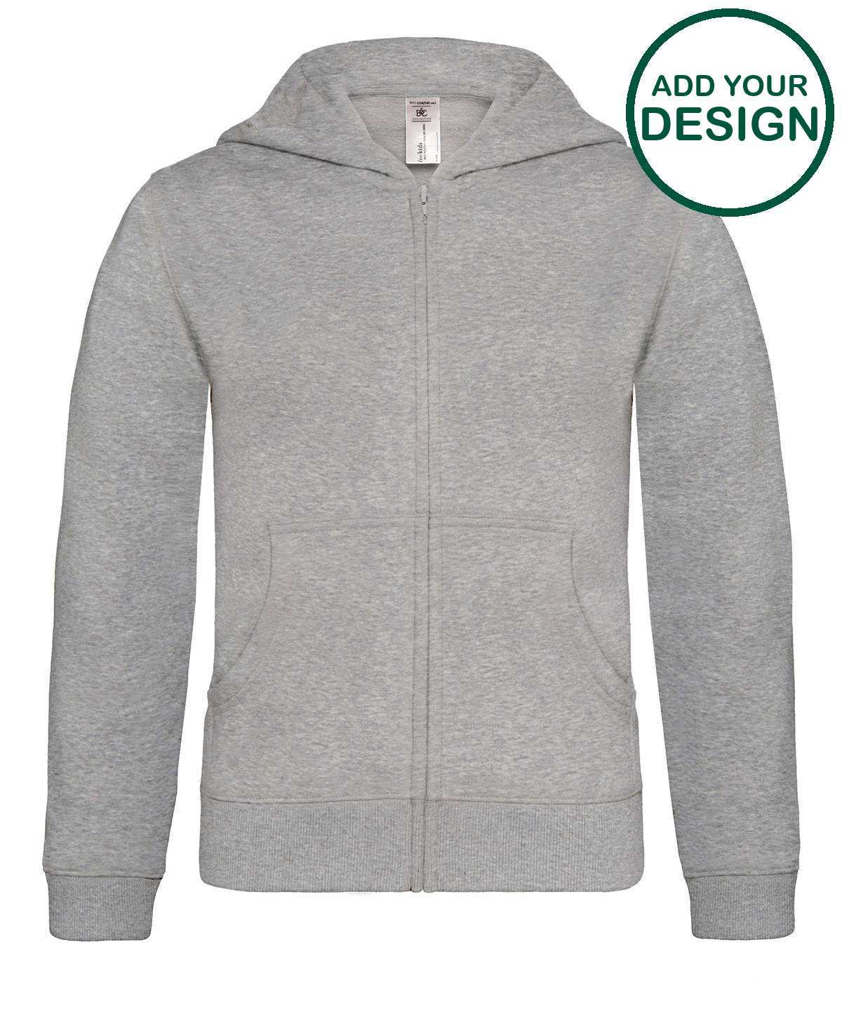B&C Hooded full-zip /kids