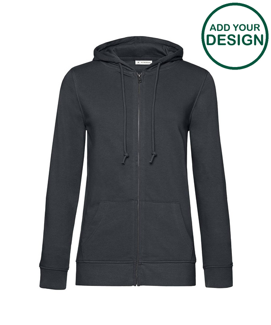 B&C Inspire Zipped Hood /women