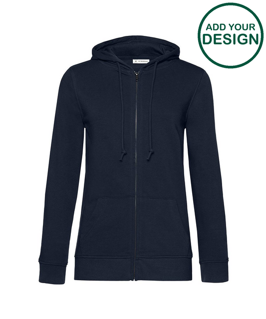 B&C Inspire Zipped Hood /women