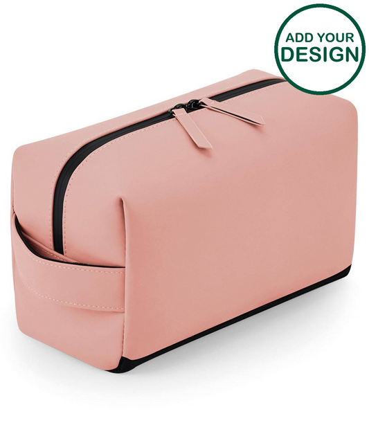 Matte PU toiletry/accessory case