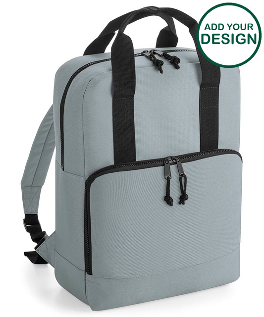 Recycled twin handle cooler backpack