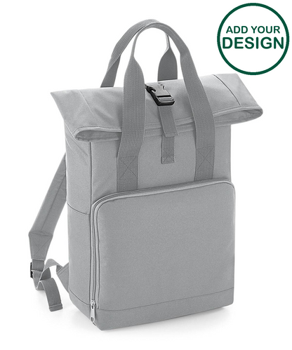 Twin handle roll-top backpack
