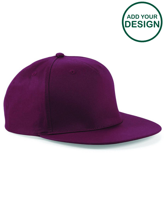 5-panel snapback rapper cap
