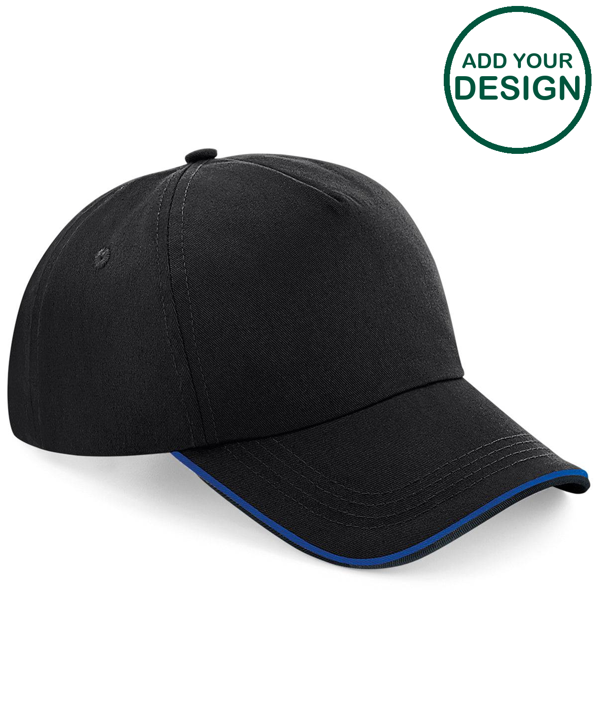 Authentic 5-panel cap - piped peak