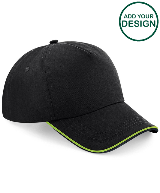 Authentic 5-panel cap - piped peak