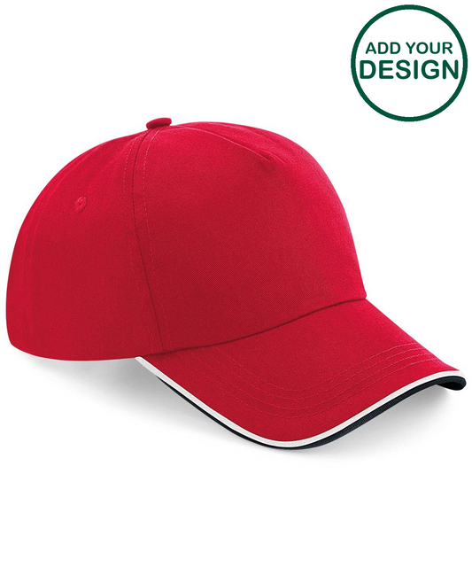 Authentic 5-panel cap - piped peak
