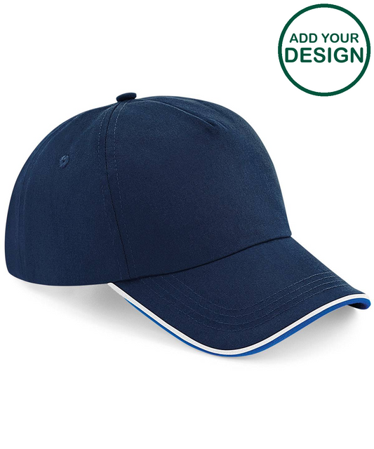 Authentic 5-panel cap - piped peak