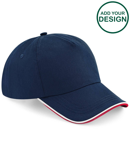 Authentic 5-panel cap - piped peak