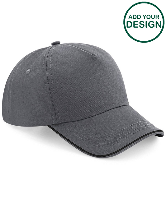 Authentic 5-panel cap - piped peak