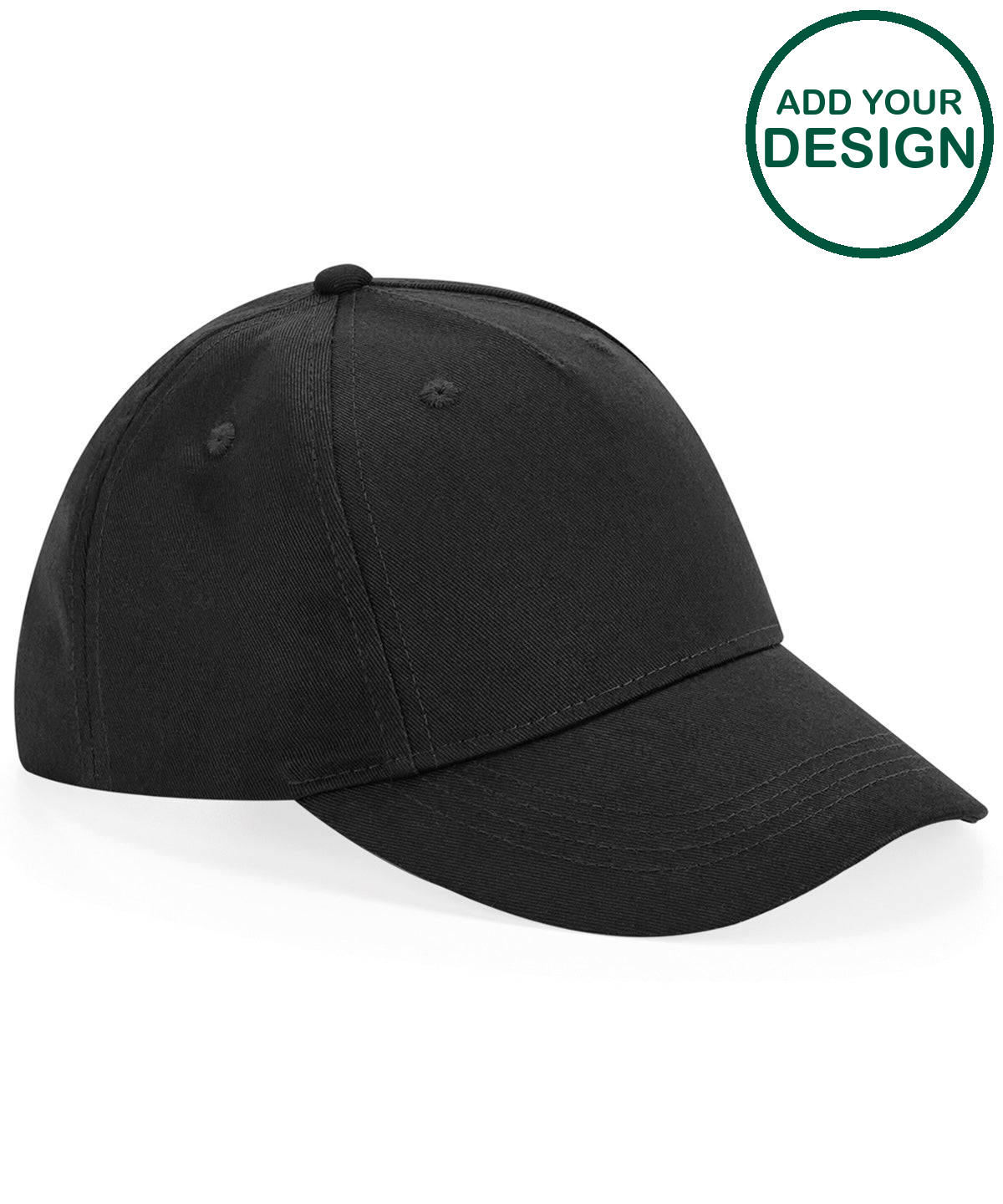 Junior organic cotton 5-panel cap