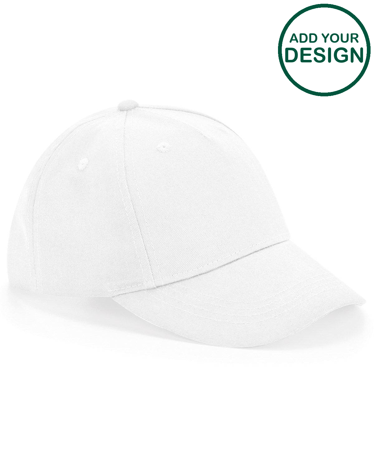 Junior organic cotton 5-panel cap