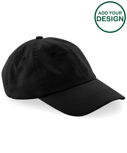 Low-profile 6-panel dad cap