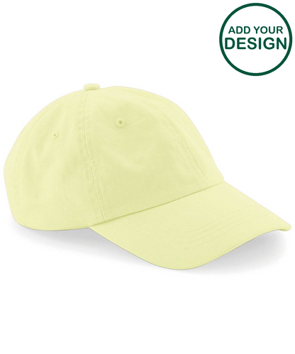 Low-profile 6-panel dad cap