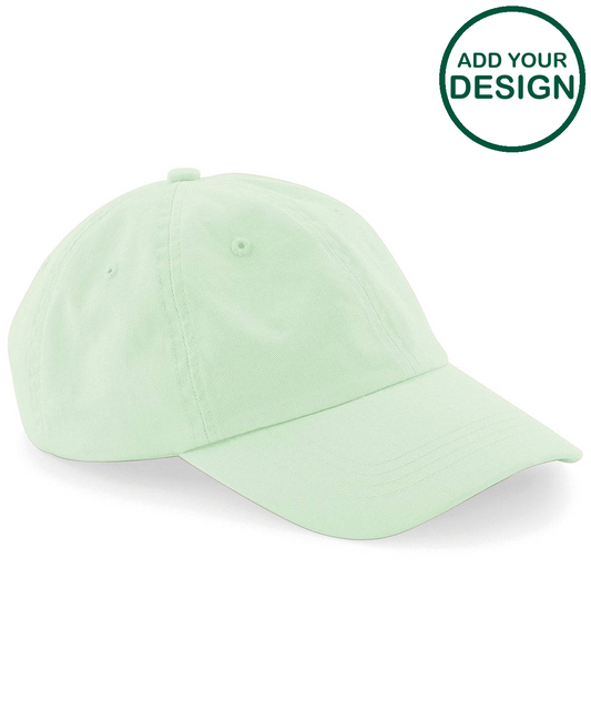 Low-profile 6-panel dad cap