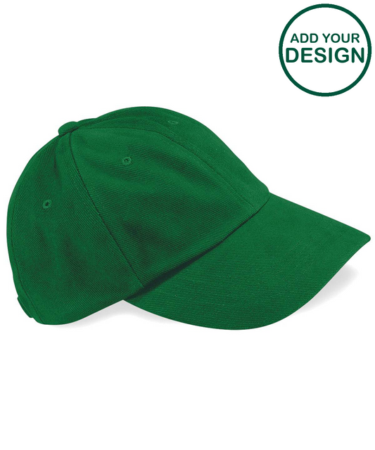 Low-profile heavy brushed cotton cap