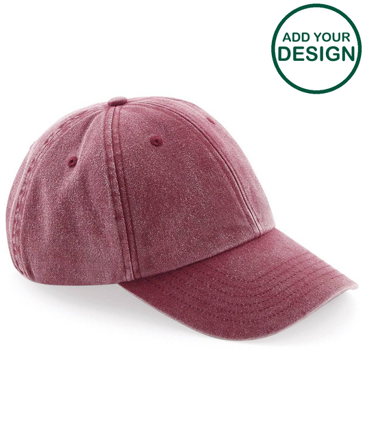 Low-profile vintage cap
