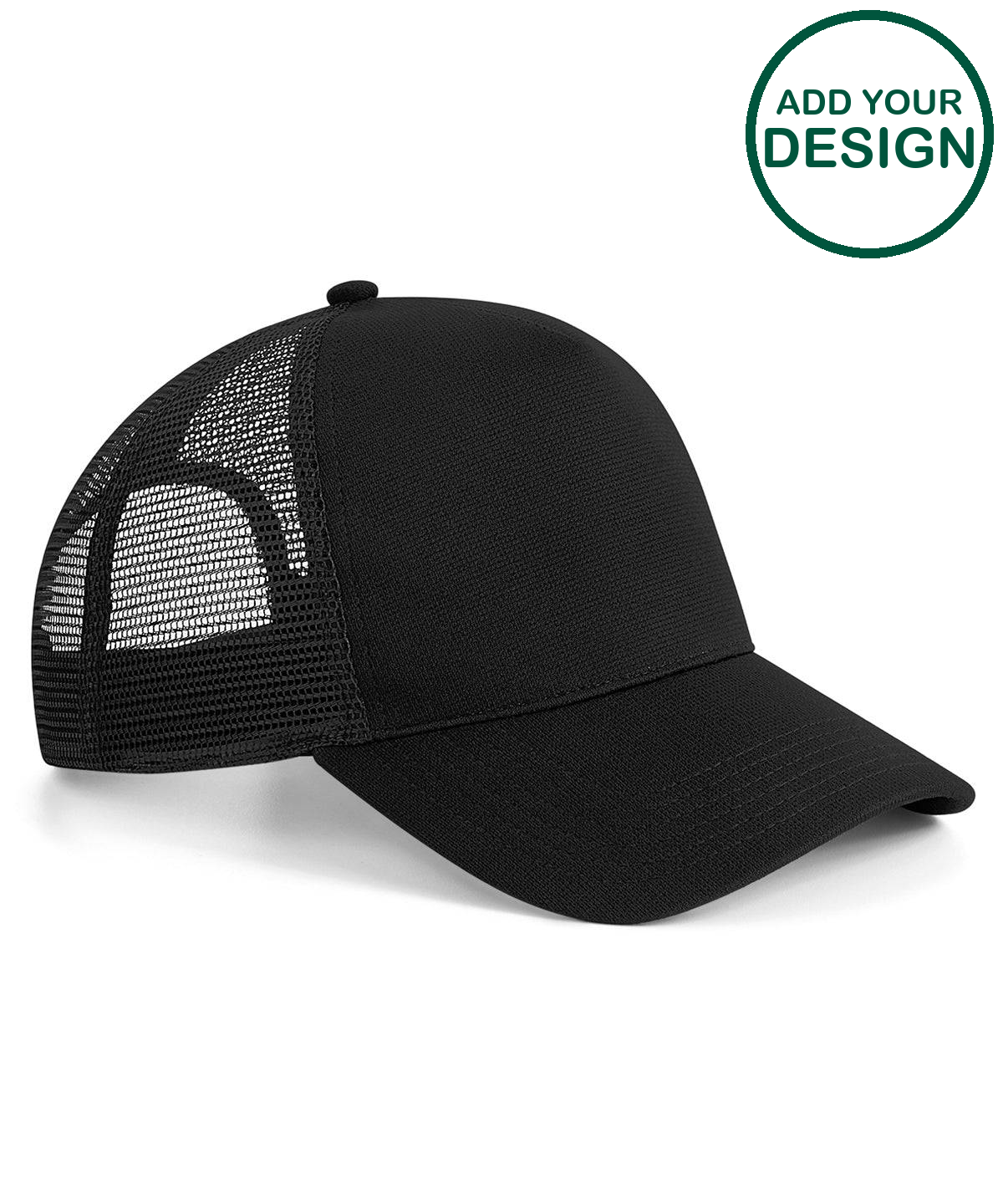 Microknit snapback trucker