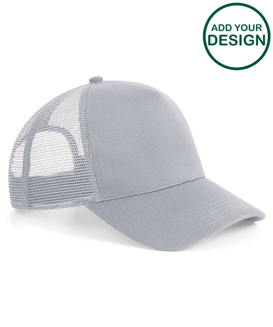 Microknit snapback trucker