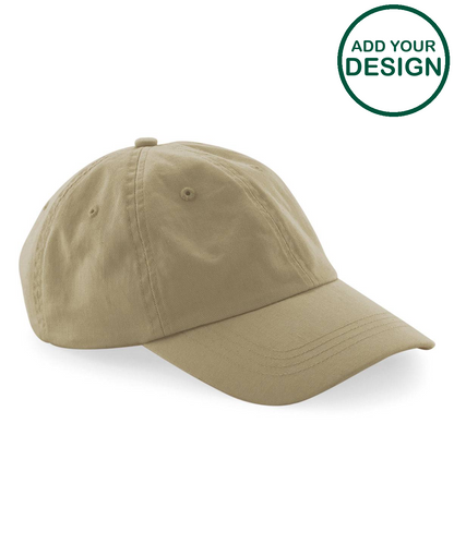 Organic cotton 6-panel dad cap