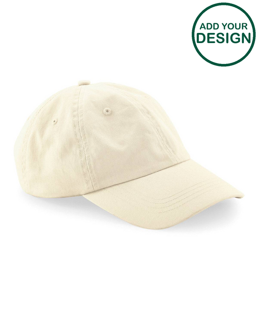 Organic cotton 6-panel dad cap