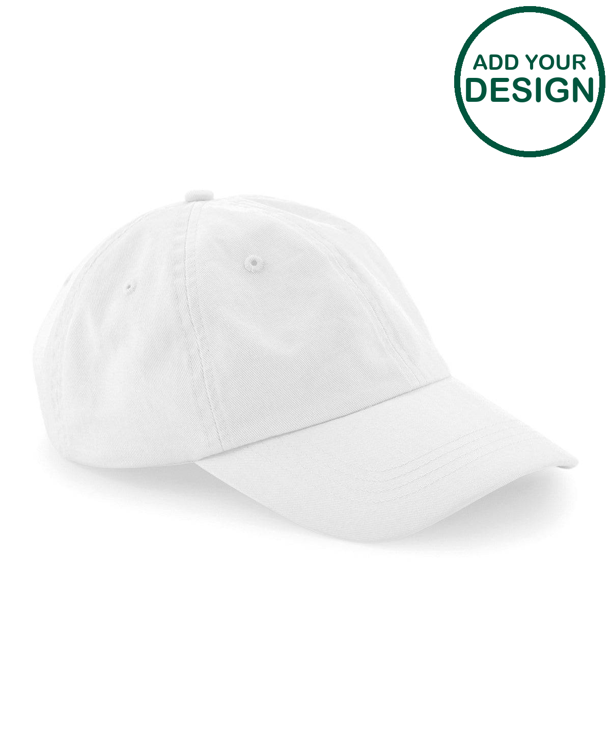 Organic cotton 6-panel dad cap