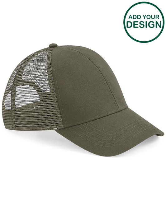 Organic cotton trucker
