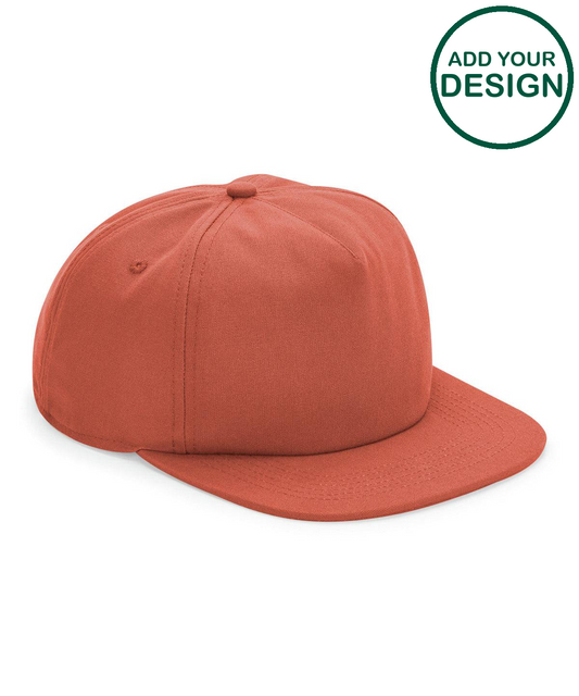 Organic cotton unstructured 5-panel cap