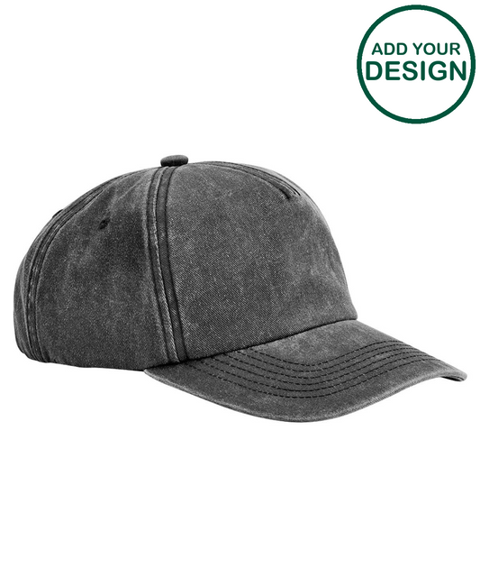 Relaxed 5-panel vintage cap
