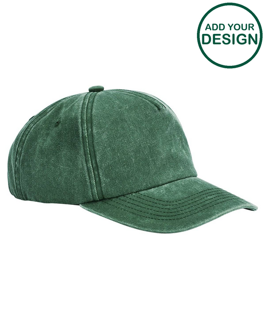 Relaxed 5-panel vintage cap