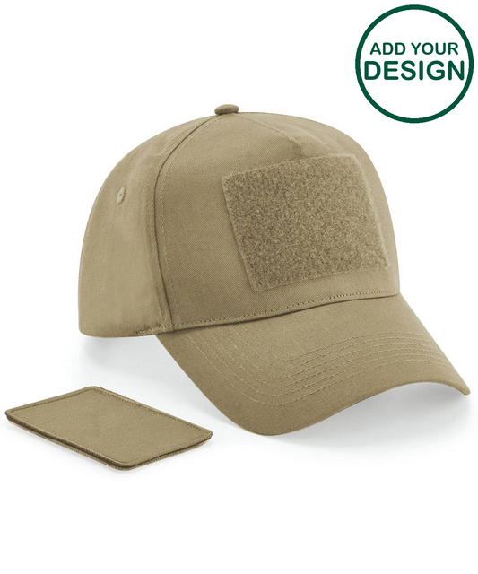 Removable patch 5-panel cap