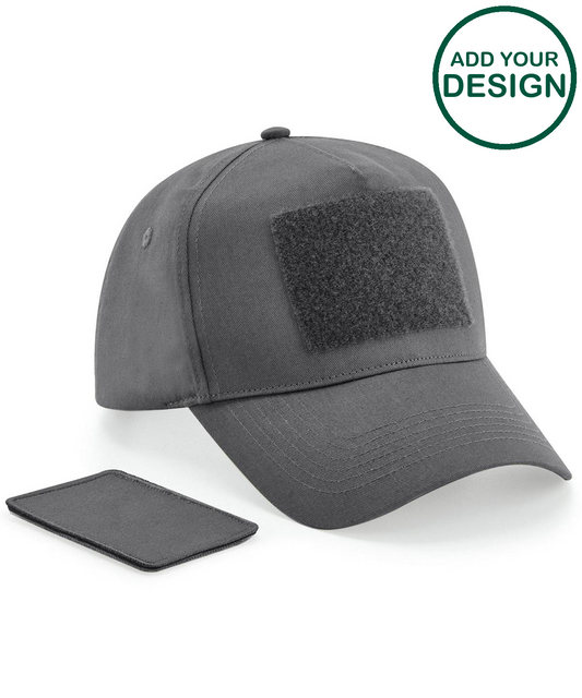 Removable patch 5-panel cap