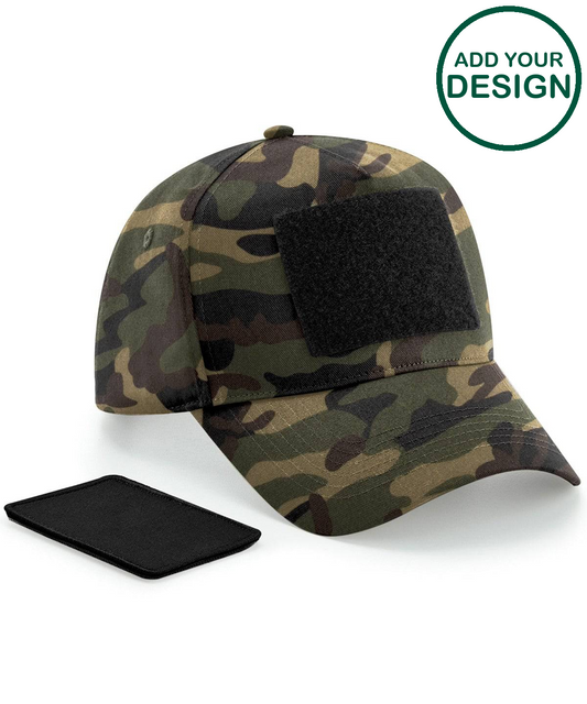 Removable patch 5-panel cap
