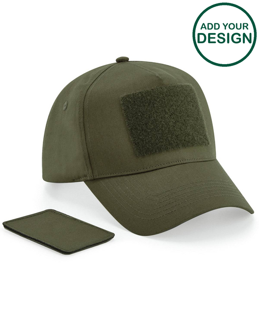 Removable patch 5-panel cap