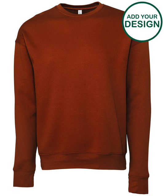 Unisex drop shoulder fleece