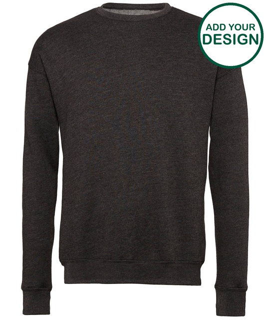 Unisex drop shoulder fleece