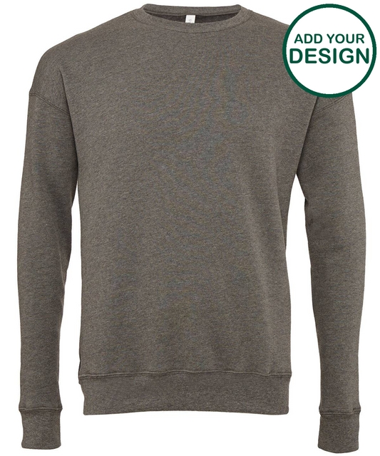 Unisex drop shoulder fleece