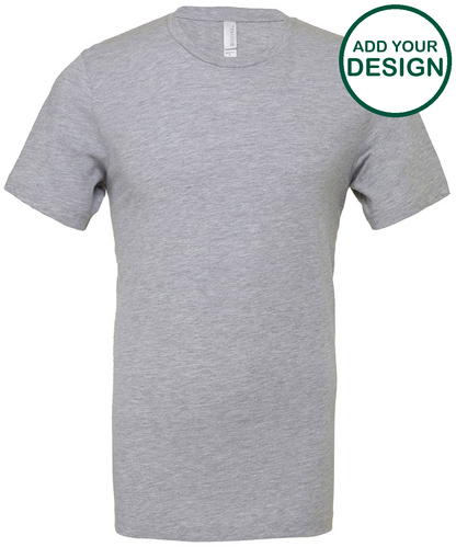 Unisex heather CVC short sleeve t-shirt