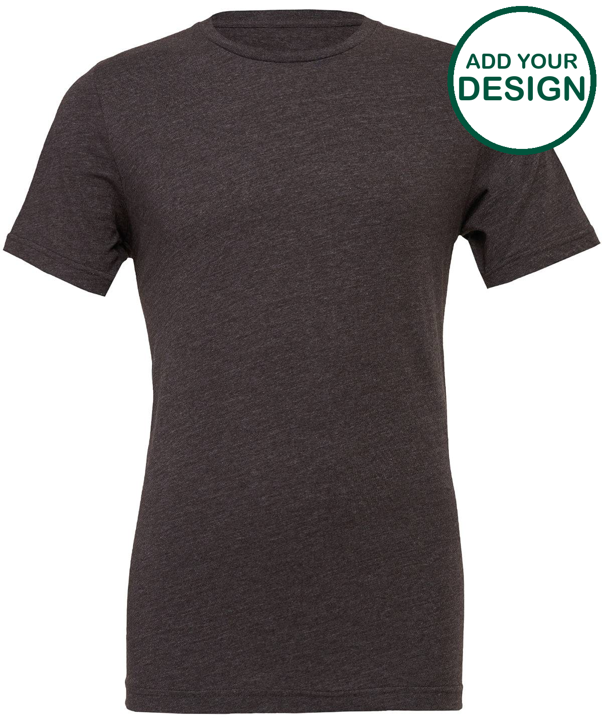 Unisex heather CVC short sleeve t-shirt