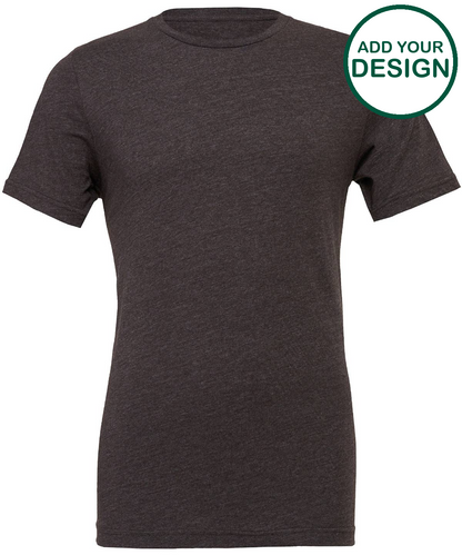 Unisex heather CVC short sleeve t-shirt
