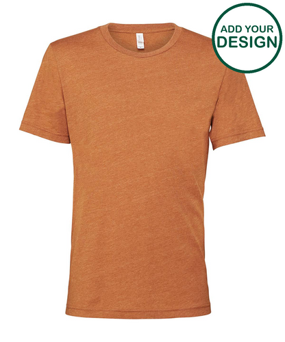 Unisex heather CVC short sleeve t-shirt