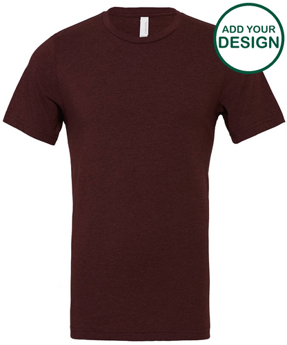 Unisex heather CVC short sleeve t-shirt