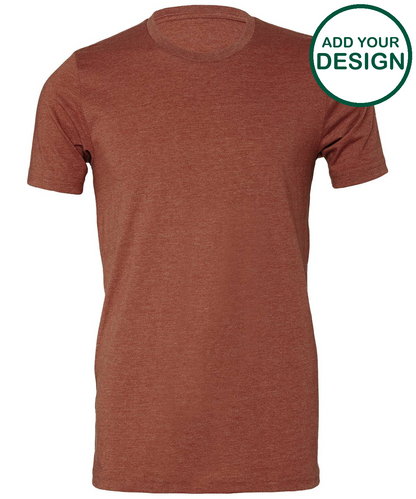 Unisex heather CVC short sleeve t-shirt