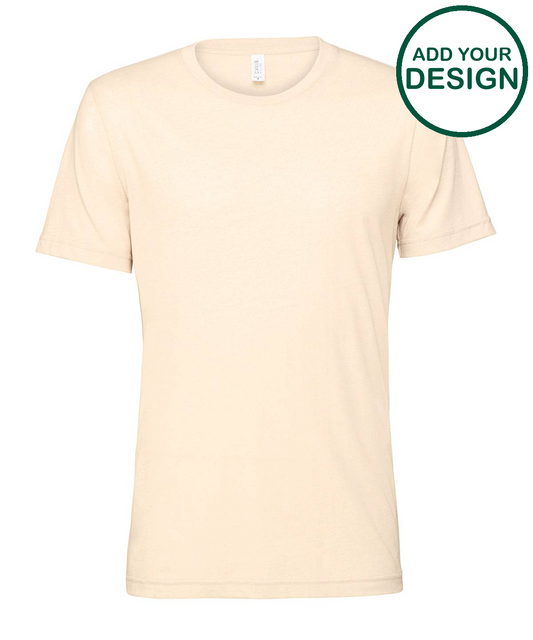 Unisex heather CVC short sleeve t-shirt