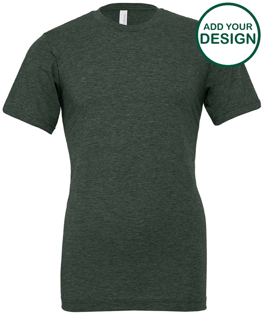 Unisex heather CVC short sleeve t-shirt