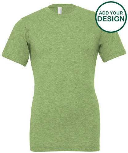 Unisex heather CVC short sleeve t-shirt