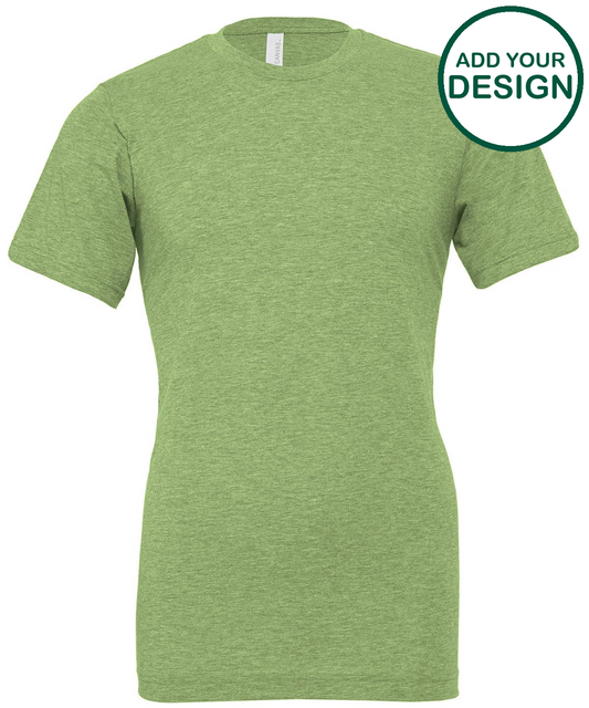 Unisex heather CVC short sleeve t-shirt