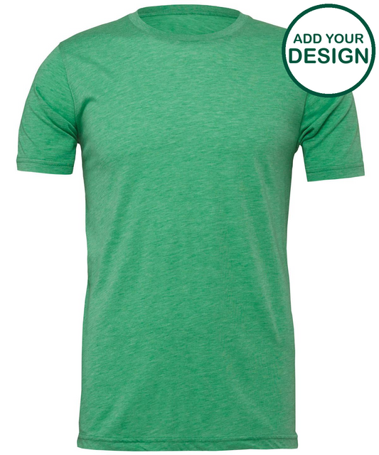 Unisex heather CVC short sleeve t-shirt