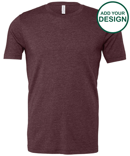 Unisex heather CVC short sleeve t-shirt