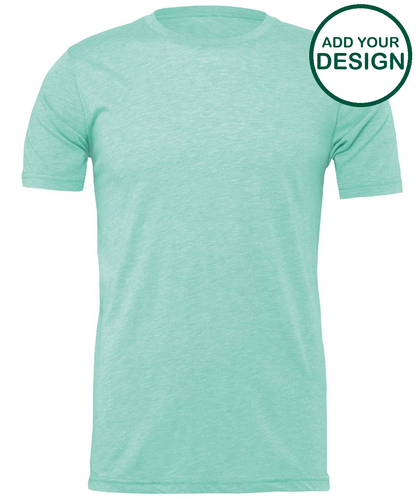 Unisex heather CVC short sleeve t-shirt